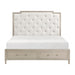 Genoa-(3) Queen Platform Bed with Footboard Storage image