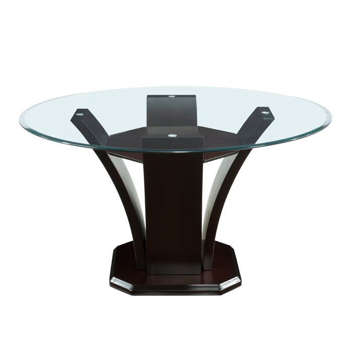 Daisy-(3)Round Dining Table, Glass Top image
