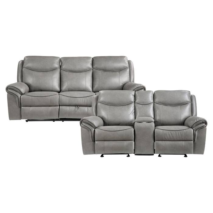 Aram-2pc Set: Sofa, Love image