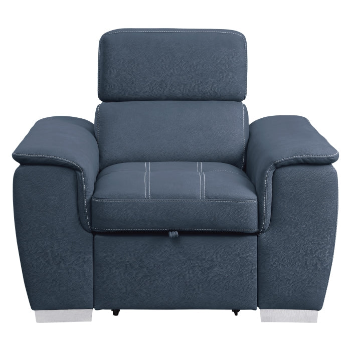 8228BU-1 - Chair with Pull-out Ottoman