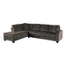 Emilio-(2)2-Piece Reversible Sectional with Chaise image