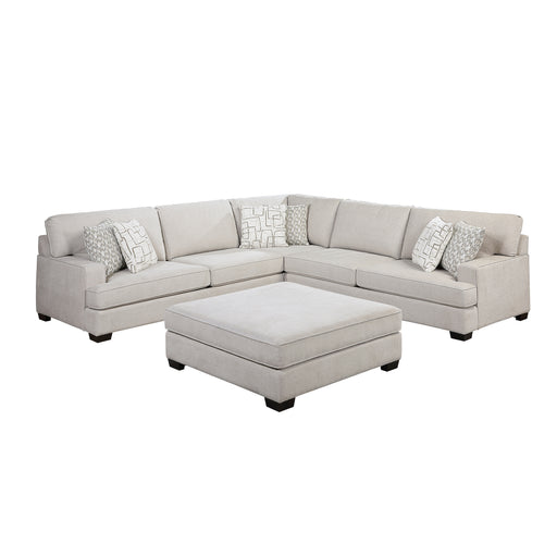 Livia-(4)4-Piece Sectional with Ottoman image