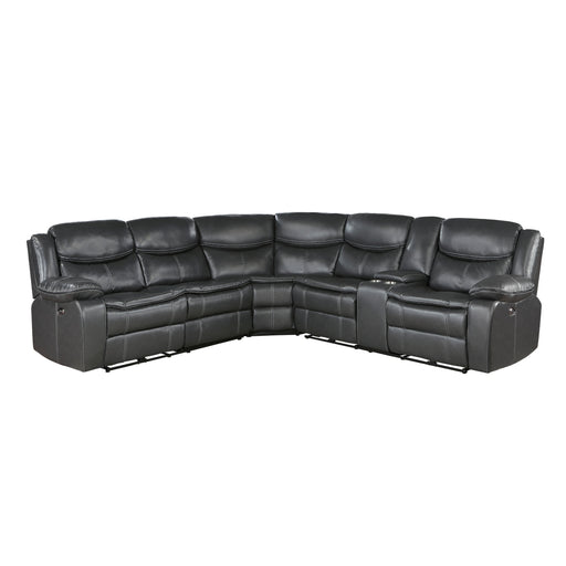 Fargo-(3)3-Piece Power Reclining Sectional with Right Console image