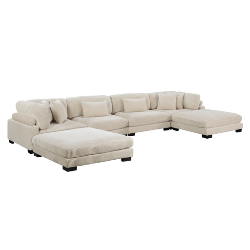Traverse-(6)6-Piece Modular Sectional with Ottomans image