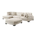 Traverse-(4)4-Piece Modular Sectional with Reversible Chaise and Ottoman image
