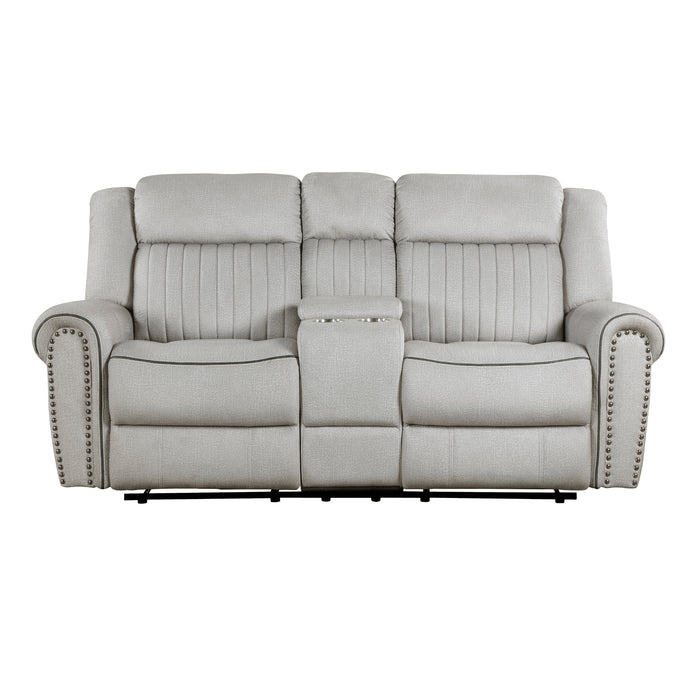 Brennen-Double Reclining Love Seat with Center Console image