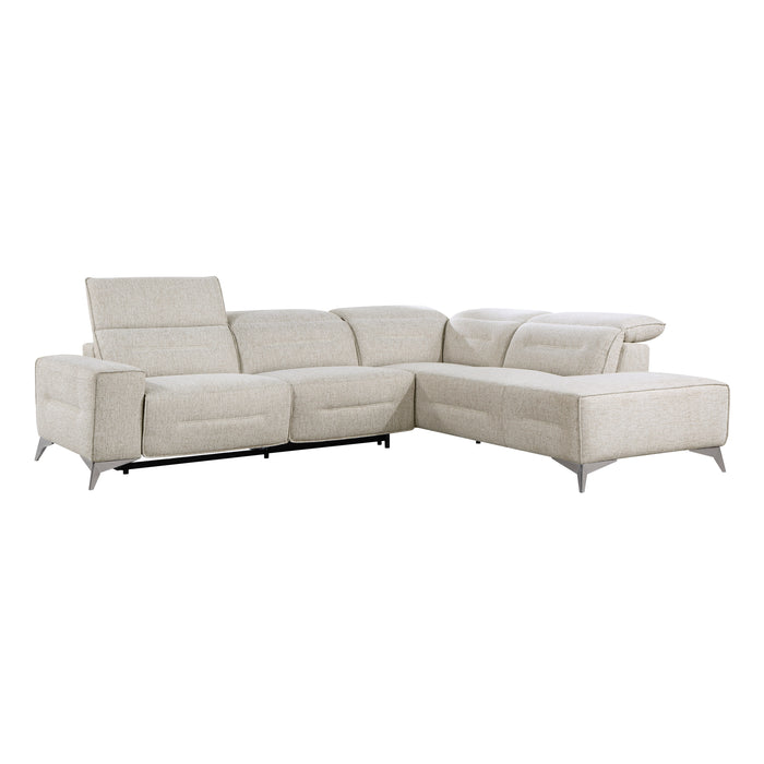Adahlia-(2)2-Piece Power Reclining Sectional with Right Chaise image