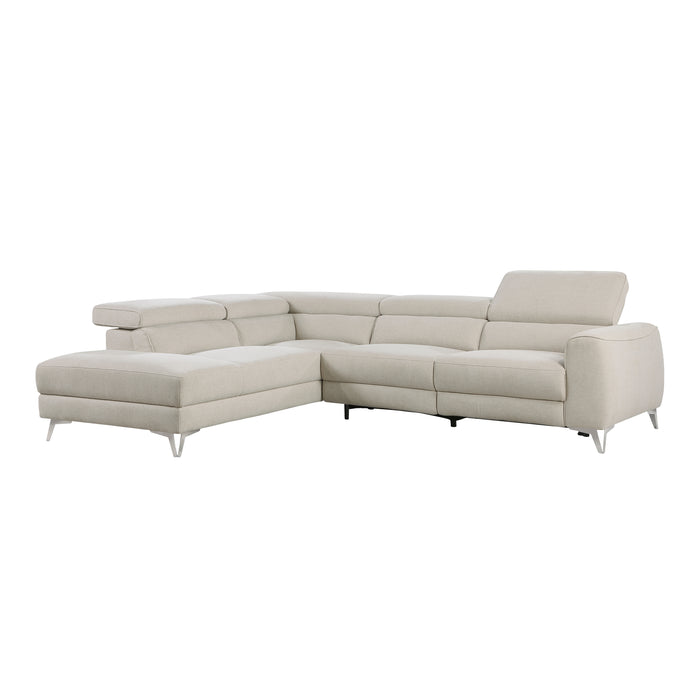 Bienvenue-(2)2-Piece Power Reclining Sectional with Left Chaise image