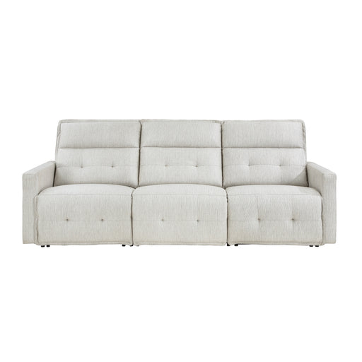Salida-(3)Power Double Reclining Sofa with Power Headrests image