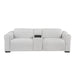 McPherson-(3)Power Double Reclining Love Seat with Center Console and Power Headrests, Charging Ports image
