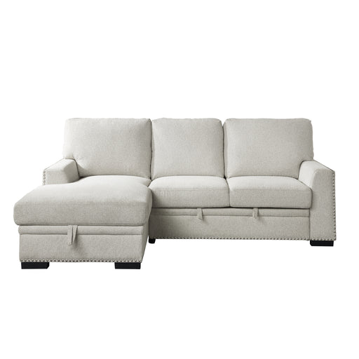 Morelia-(2)2-Piece Sectional with Pull-out Bed and Left Chaise with Hidden Storage image