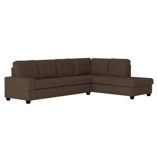 Maston-(2)2-Piece Reversible Sectional with Drop-Down Cup Holders image