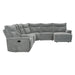 Tesoro-(6)6-Piece Modular Reclining Sectional with Right Chaise image
