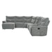Tesoro-(6)6-Piece Modular Reclining Sectional with Left Chaise image
