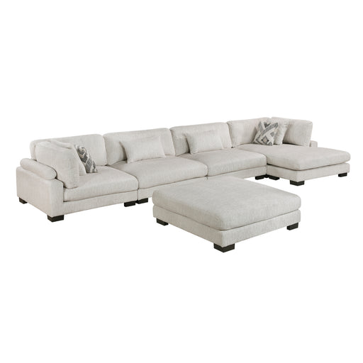 Tinley-(5)5-Piece Modular Sectional with Chaise and Ottoman image