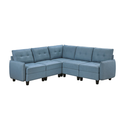 Garren-(5)5-Piece Sectional with Storage image
