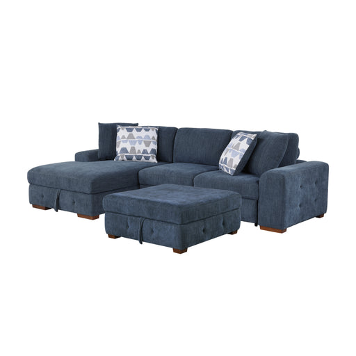 Raife-(3)3-Piece Sectional with Left Chaise and Ottoman image