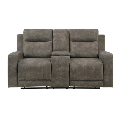 Muncie-Double Reclining Love Seat with Center Console image