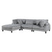 Robstown-(4)4-Piece Modular Sectional with Ottoman image