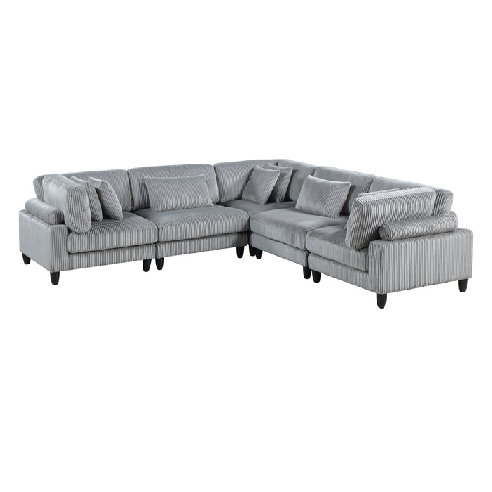 Robstown-(5)5-Piece Modular Sectional image