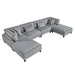 Robstown-(6)6-Piece Modular Sectional with Ottomans image