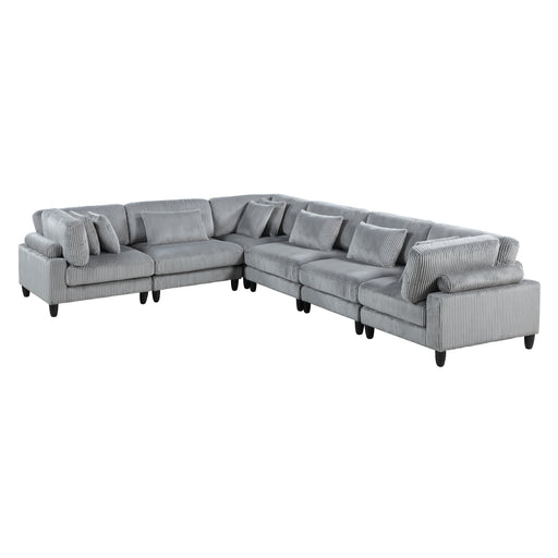 Robstown-(6)6-Piece Modular Sectional image
