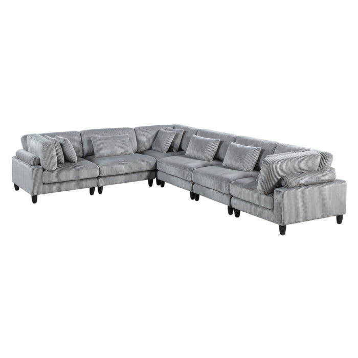 Robstown-(6)6-Piece Modular Sectional image