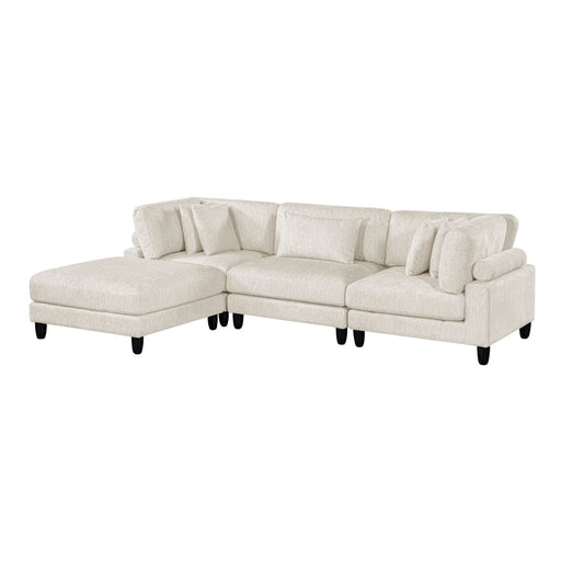 ;Robstown-(4)4-Piece Modular Sectional with Ottoman image