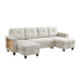 Robinson-(4)Sectional with Two Chaises, Pull-out Bed, Shelves and Charging Ports image