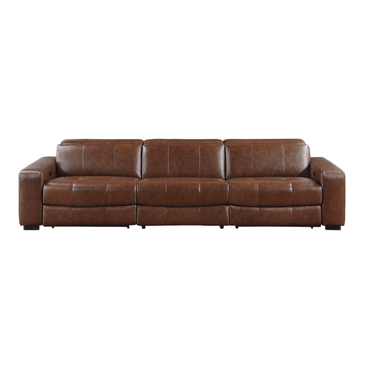 Sutton-(3)Power Double Reclining Sofa with Power Headrests and Charging Ports image