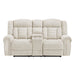 Nutmeg-Double Reclining Love Seat with Center Console image