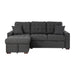 McCafferty-(2)2-Piece Sectional with Pull-out Bed and Left Chaise with Hidden Storage image