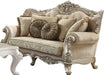 Acme Furniture Bently Loveseat with 5 Pillows in Champagne 50661 image