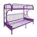 Eclipse Purple Bunk Bed (Twin/Full/Futon) image