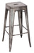 Kiara Antique Silver Bar Stool image