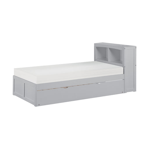 Orion-(3) Twin Bookcase Platform Bed with Twin Trundle image