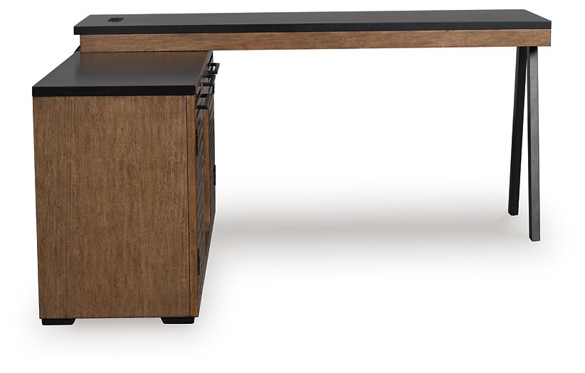 Kallari Credenza with Desk Return