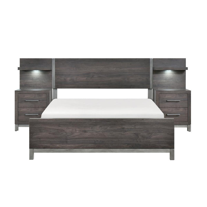Zephyr 5pc Set California King, Twin and Eastren King Wall Bed image