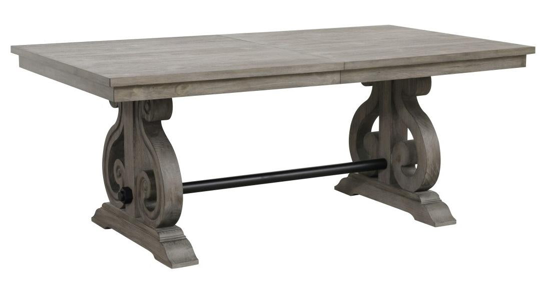 Homelegance Toulon Dining Table in Dark Pewter 5438-96*