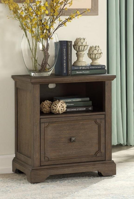 Homelegance Toulon File Cabinet in Wire-Brushed 5438-18