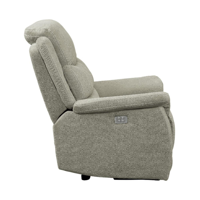 Homelegance Furniture Shola Glider Reclining Chair in Gray