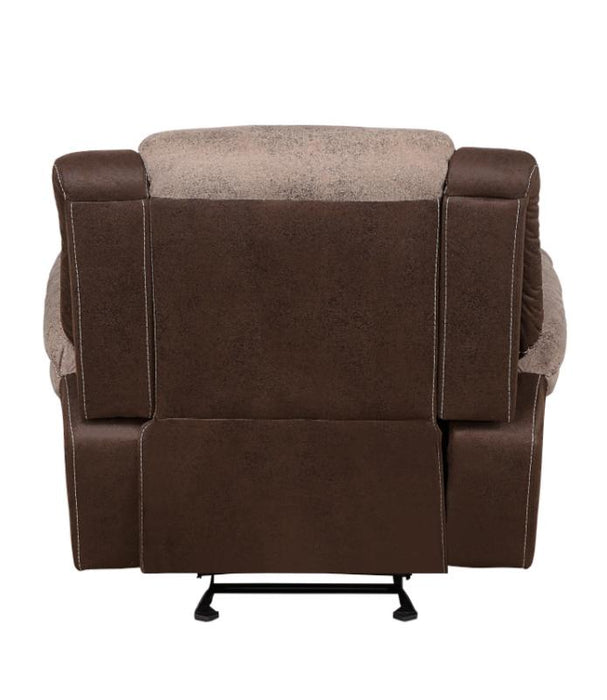 Homelegance Furniture Chai Glider Relcining Chair in 2 Tones