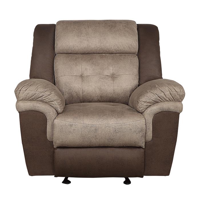 Homelegance Furniture Chai Glider Relcining Chair in 2 Tones image