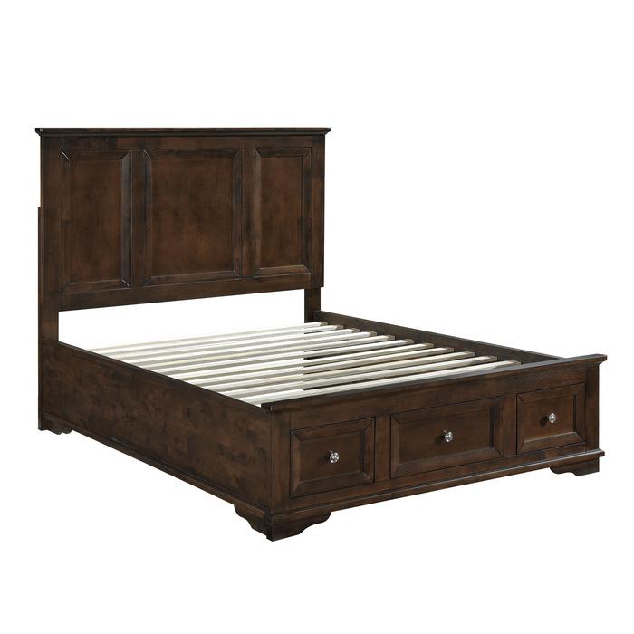 Eunice (3)California King Platform Bed with Footboard Storage