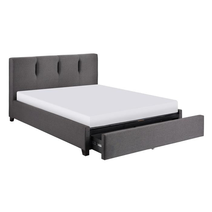 Aitana (4) Full Platform Bed with Storage Footboard image