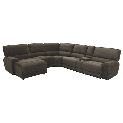8238*6LCRR - (6)6-Piece Modular Reclining Sectional with Left Chaise image