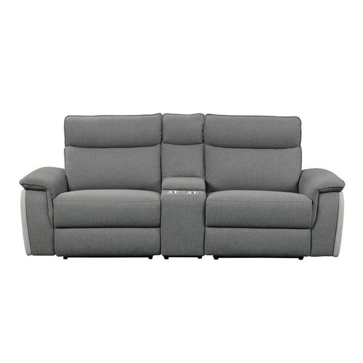 8259DG-2CNPWH* - (3)Power Double Reclining Love Seat with Center Console and Power Headrests image