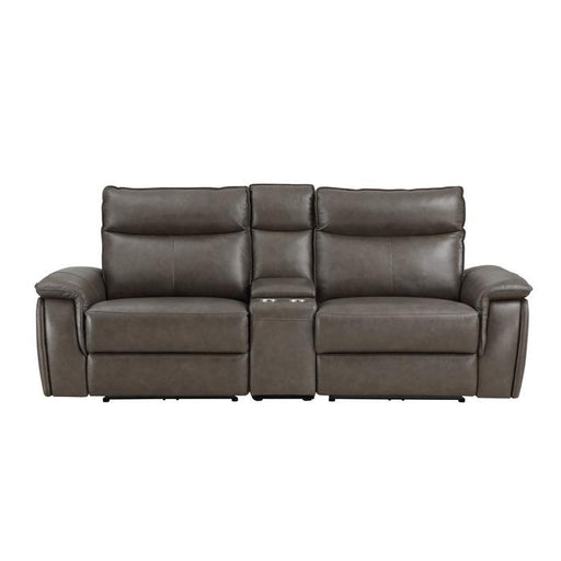 8259RFDB-2CNPWH* - (3)Power Double Reclining Love Seat with Center Console and Power Headrests image