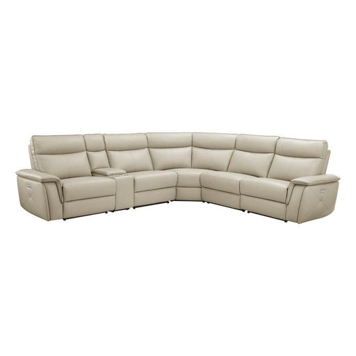 8259RFTP*6SCPWH - (6)6-Piece Modular Power Reclining Sectional with Power Headrests image