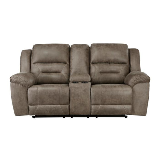 8538BR-2 - Double Reclining Love Seat with Center Console image